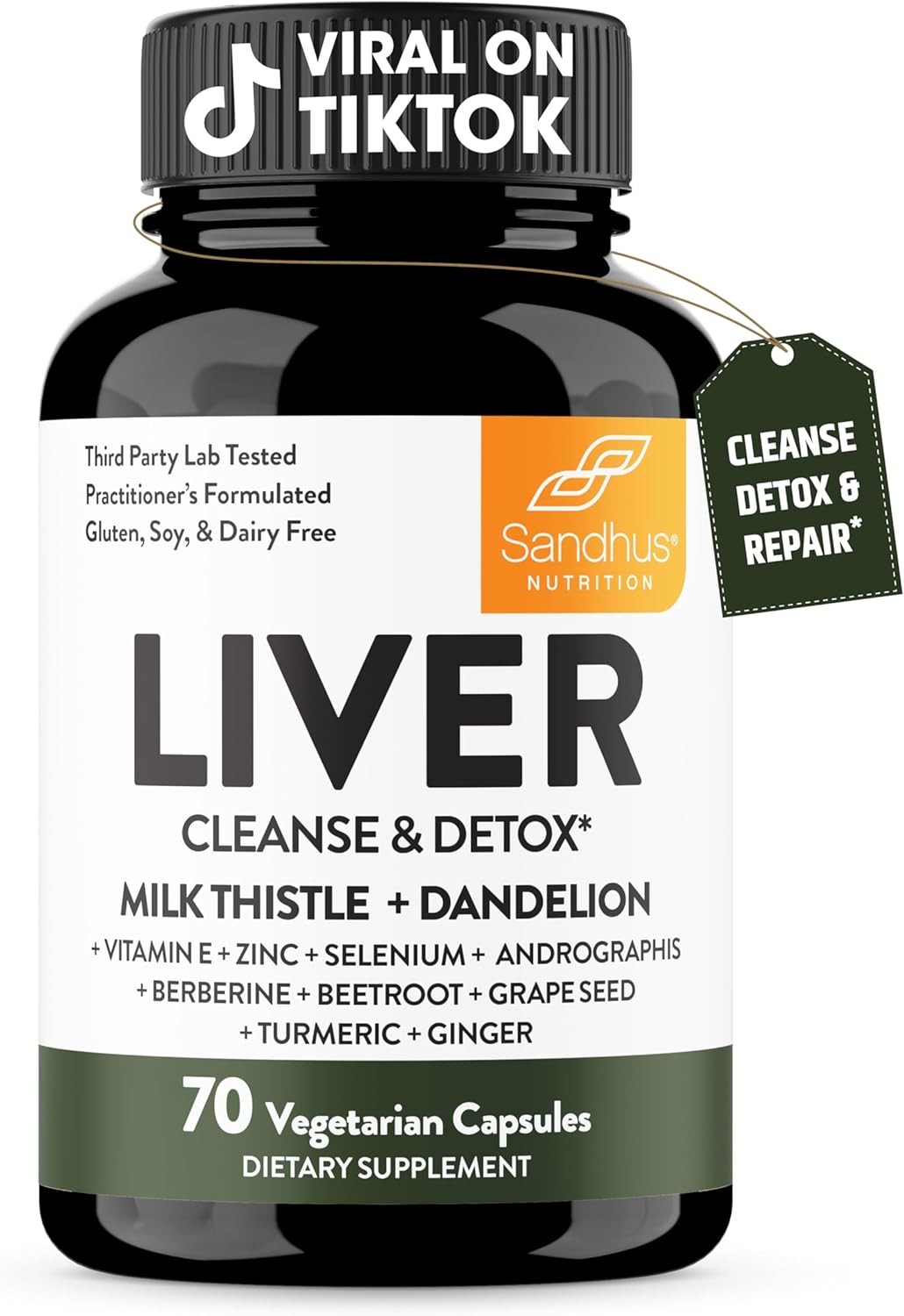 Herbal Supplement - Support détox et réparateur pour le