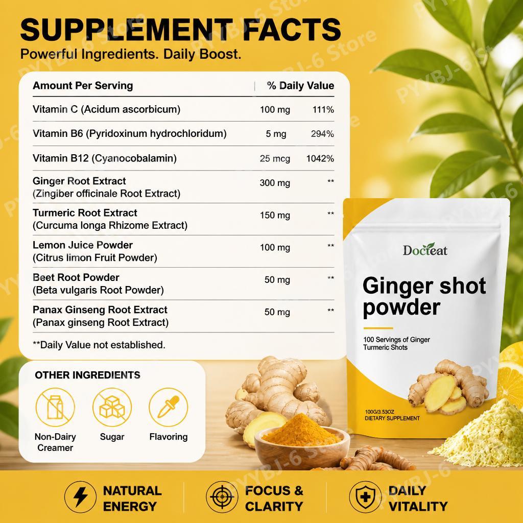 Docteat Poudre de Gingembre Sh - Ginger Tea avis et prix